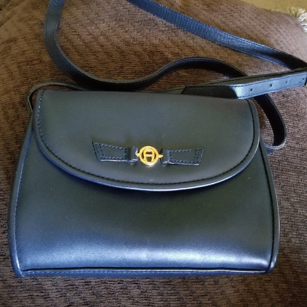 Etienne Aigner Small Leather Shoulder Purse